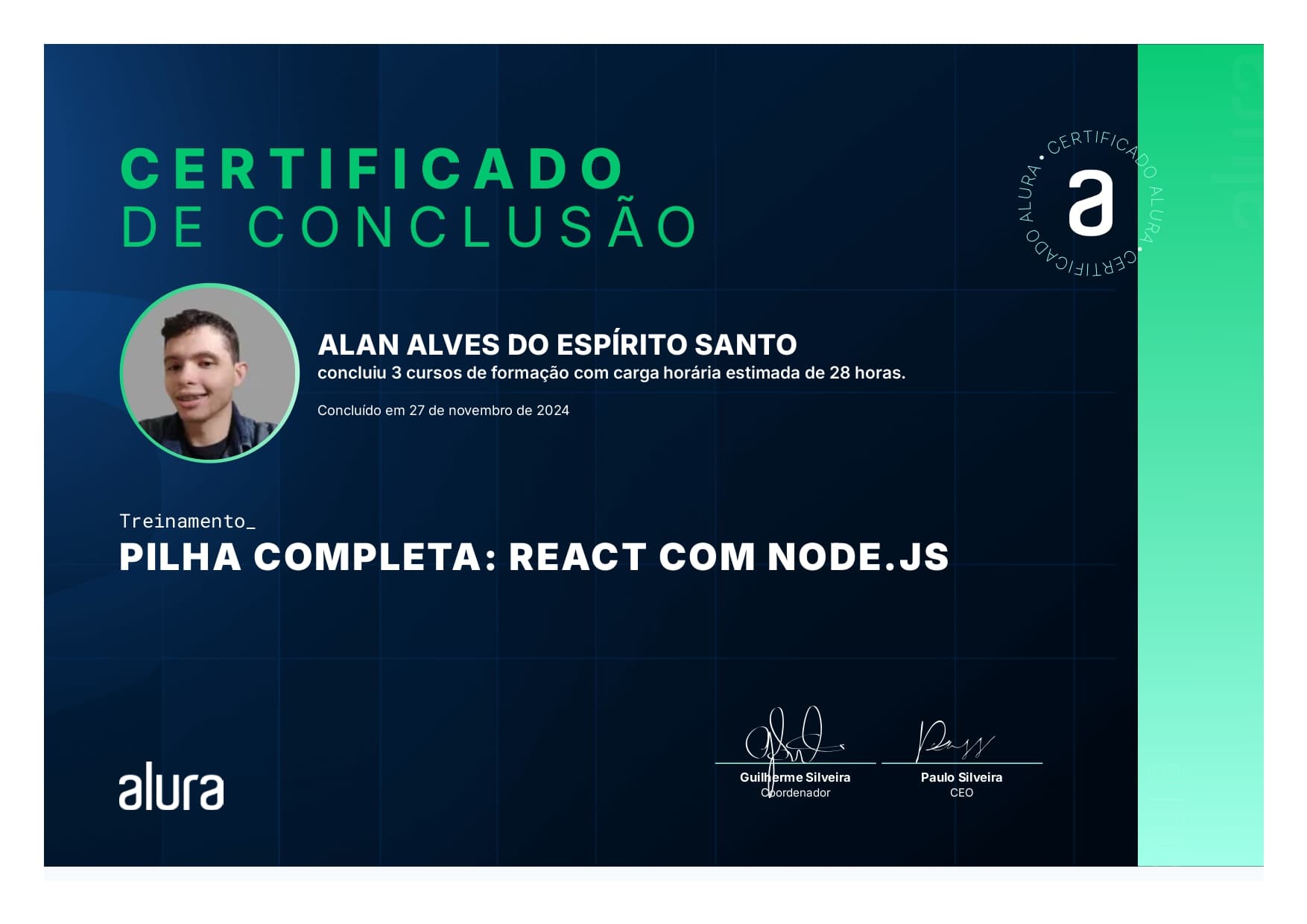 Treinamento: Pilha Completa, React com Node.js