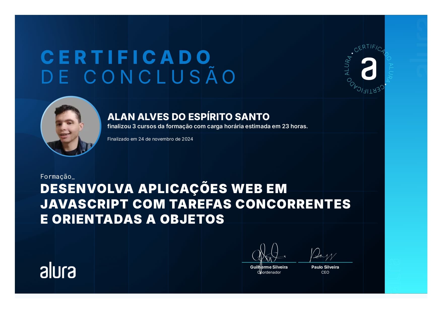 Formação: Desenvolva Aplicações Web em JavaScript com Tarefas Concorrentes e Orientadas a Objetos
